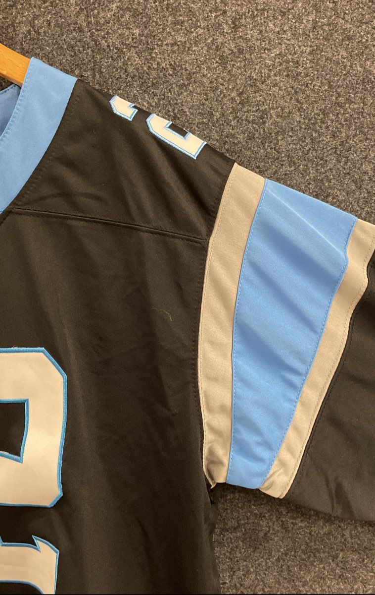 Nike Men's Carolina Panthers Christian McCaffrey #22 Game Jersey Black Sz M