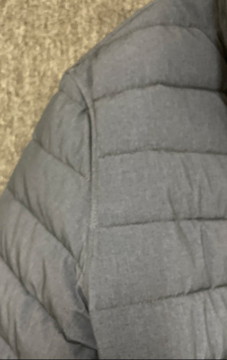 Nautica Men's Reversible Puffer Jacket Gray Yellow Full Zip XL