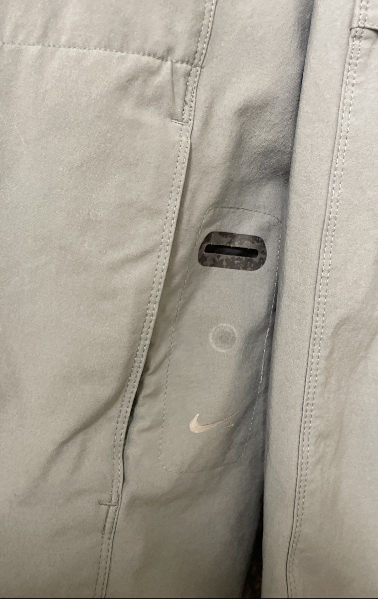 Nike Men's Gray Full Zip Fit Dry Training Running Jacket Blue Interior Sz XL