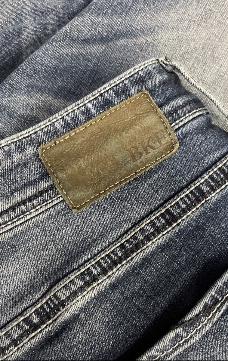 BKE Men's Mason Jeans Light Medium Wash Distressed Straight Leg Sz 34x30