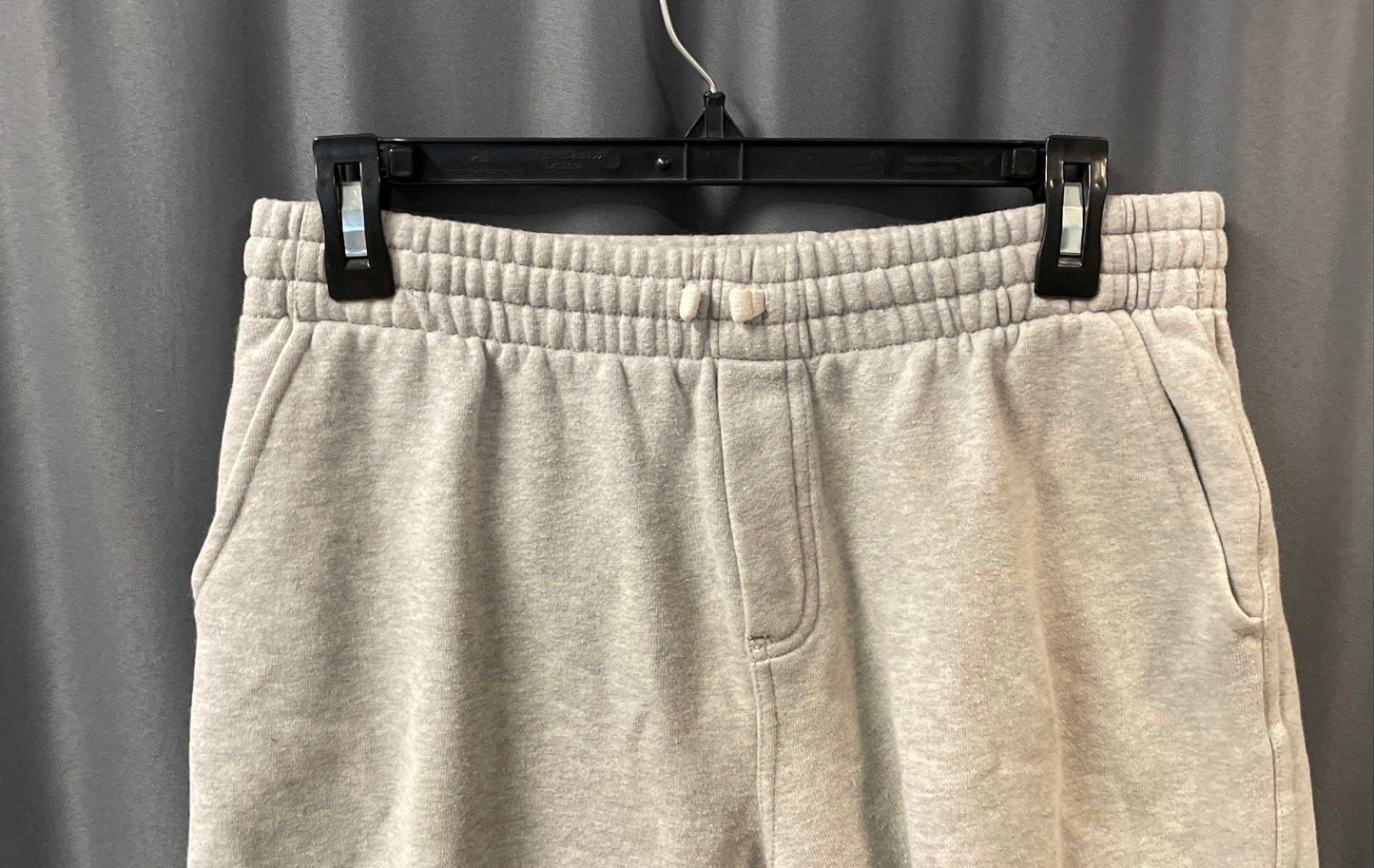 Polo Ralph Lauren Boys Gray Knit Sweat Shorts Blue Pony Logo Sz XL 18-20