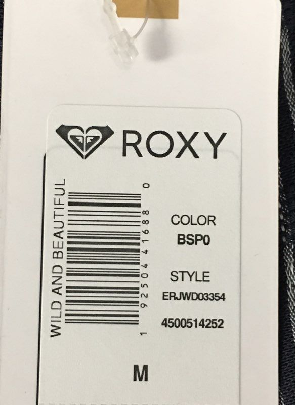 Roxy Women's Wild and Beautiful Striped Romper Navy Blue NWT Sz M