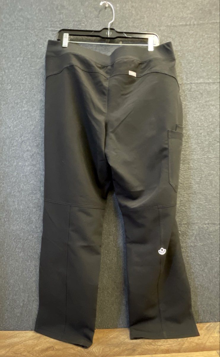 Figs Women's Black Technical Collection Drawstring Scrub Cargo Pants NWT Sz XL/P