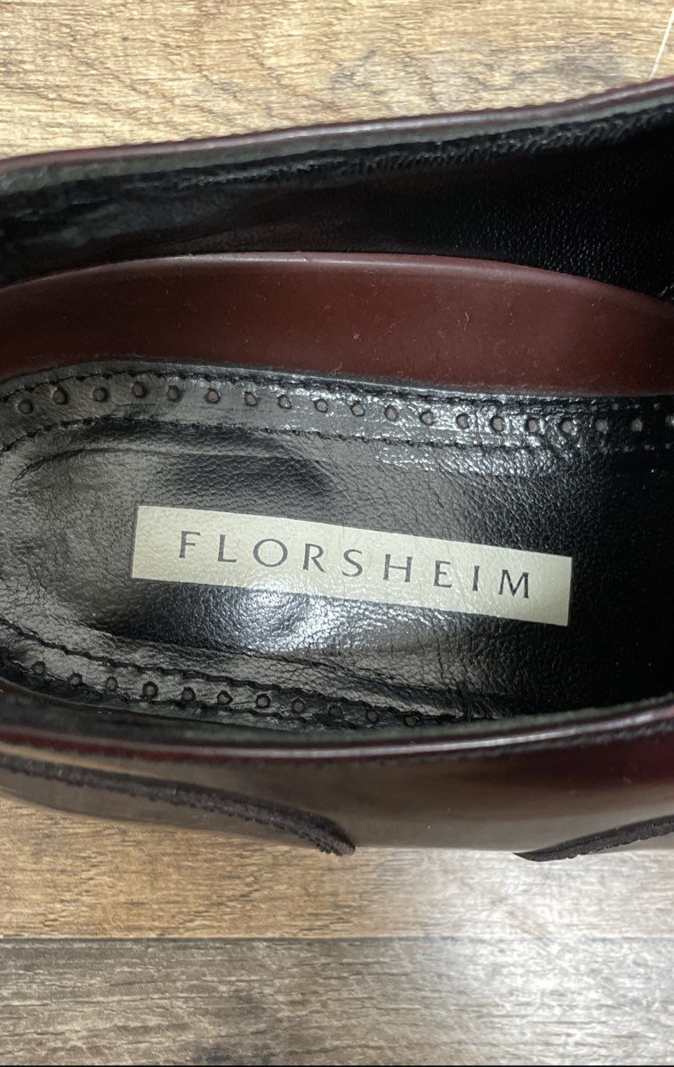 Florsheim Lexington Burgundy Leather Cap Toe Oxford Dress Shoes Men's Size 10D