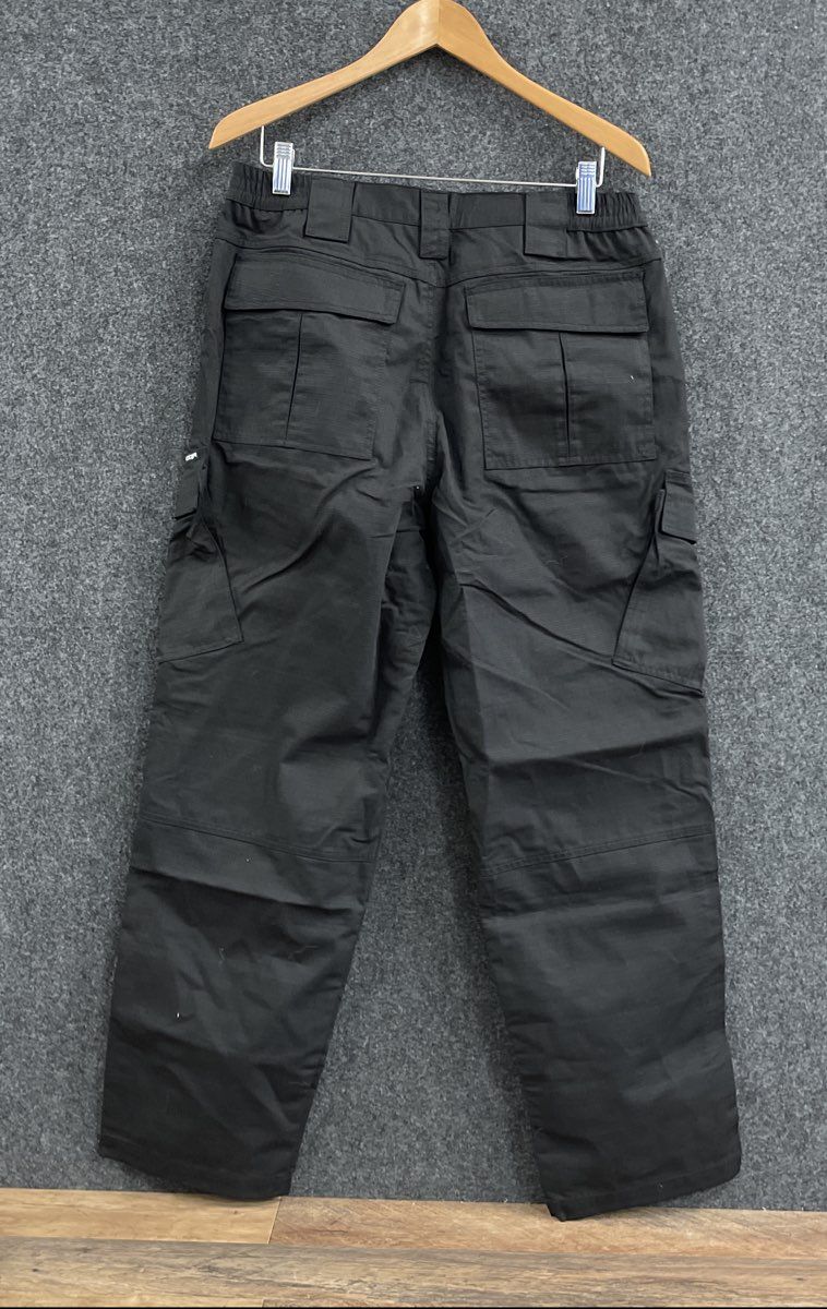 CQR Men's Black Tactical Cargo Pants Ripstop Lightweight Outdoor Work NWT 32x30
