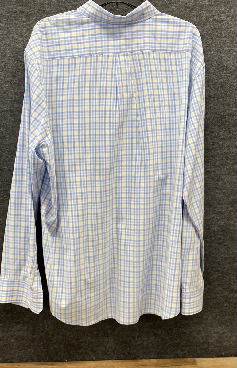 Izod Men's Lot of 2 Long Sleeve Plaid Check Button Down Shirts Sz XXL