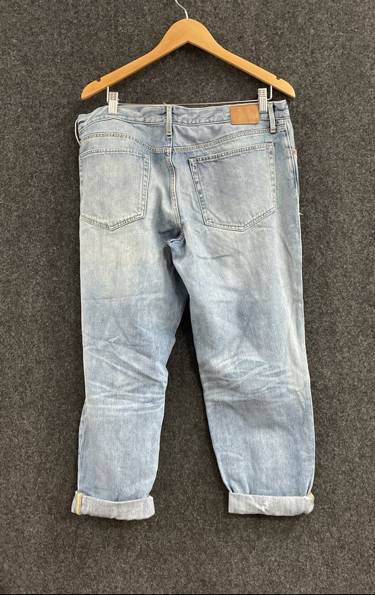 ABLE Women's Light Wash Distressed Ripped Destroyed Jeans Sz 32
