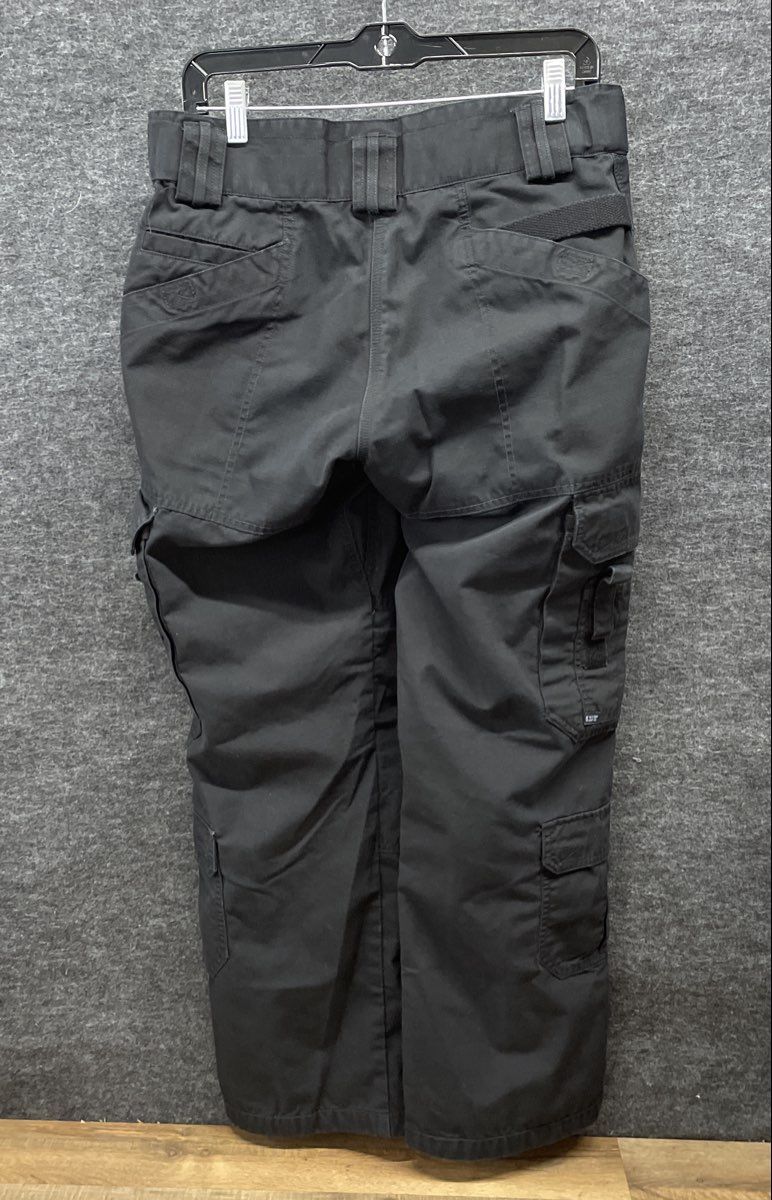 5.11 Tactical Women's Black Cotton Canvas Cargo Tactical Pants Sz 10 Regular