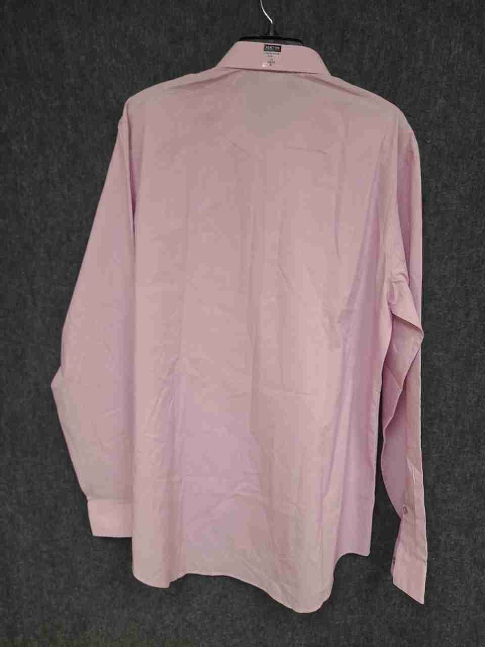 Kenneth Cole Reaction Men's Pink Flex Techni-Cole Slim Fit Shirt XL 17 34/35 NWT