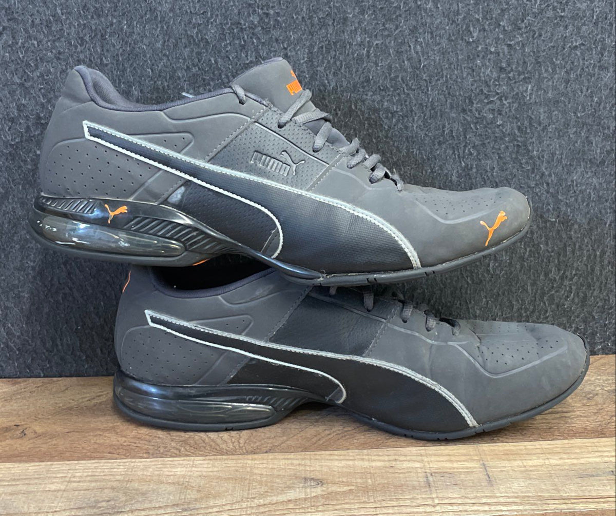 Puma Tazon 6 Fracture FM Black Shadow Orange Men's Training Shoes Size 13