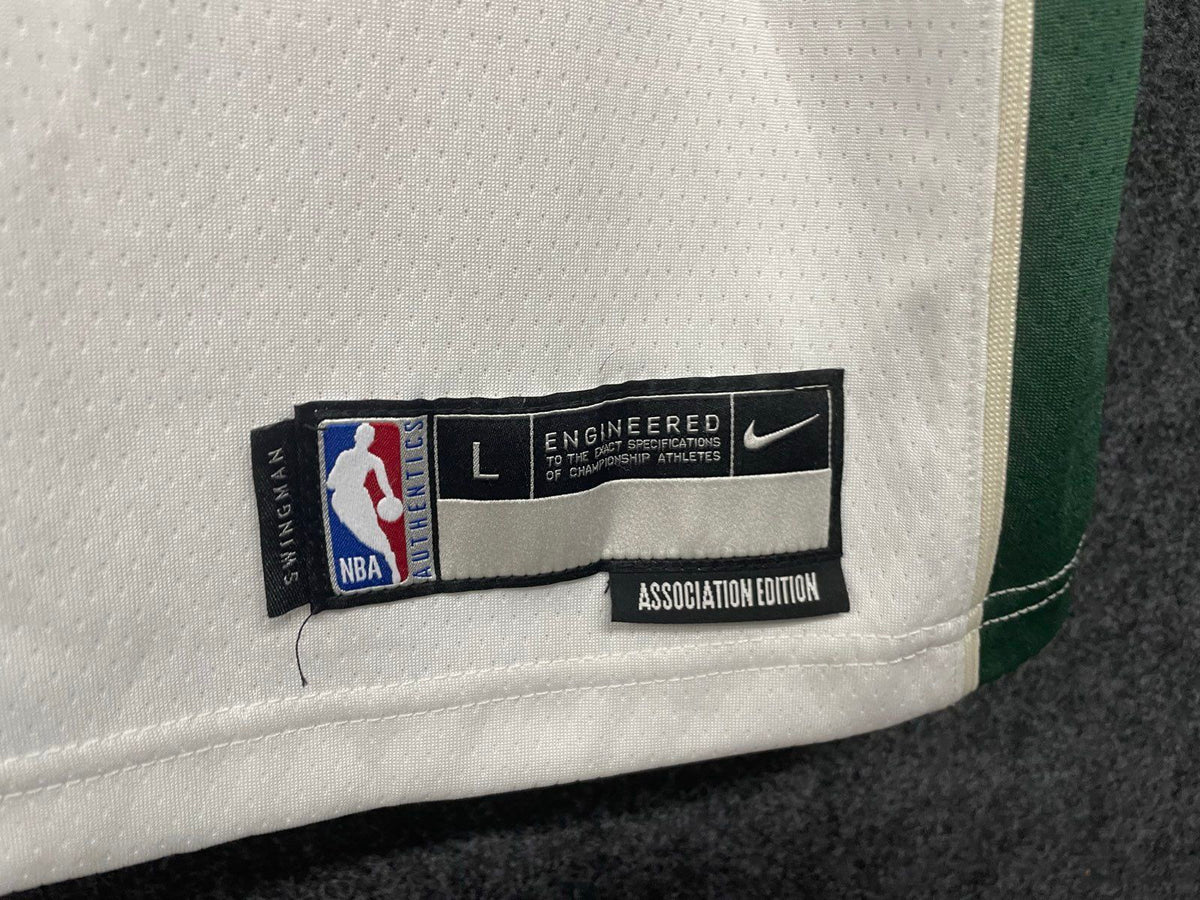 Nike Youth Milwaukee Bucks Giannis Antetokounmpo #34 Association Jersey Sz L