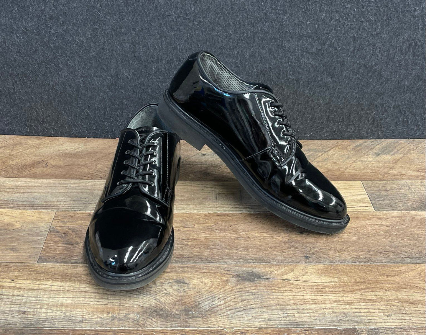Rothco Black Hi-Gloss Lightweight Oxford Uniform Dress Shoes Men's Size 11R