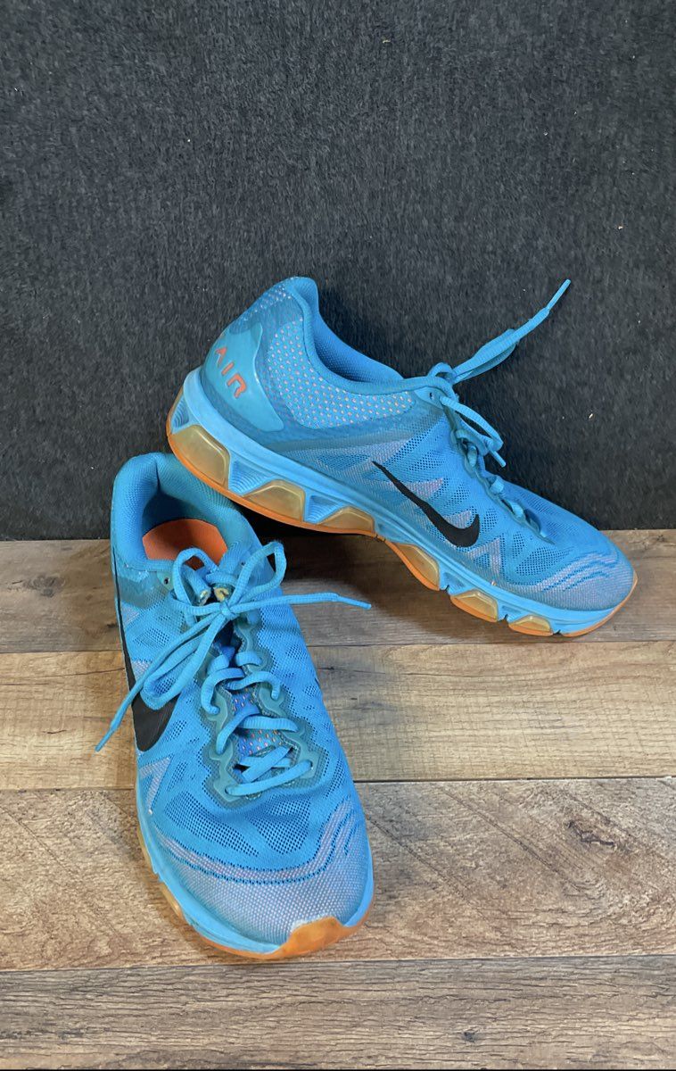 Nike Air Max Tailwind 7 Blue Orange Running Shoes Size 11