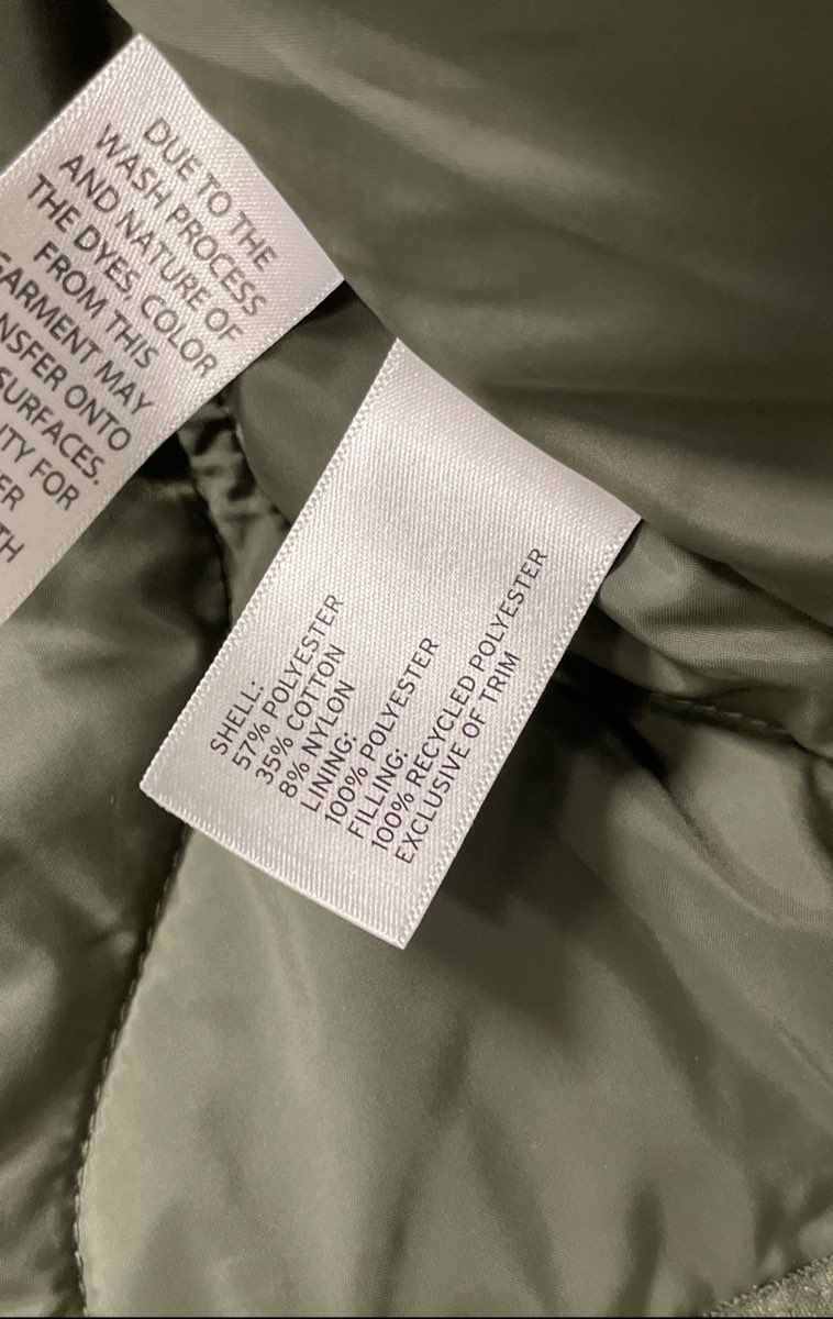 Duluth Trading Co Women's Potter's Hill Quilted Vest Olive Green Snap Front Sz L