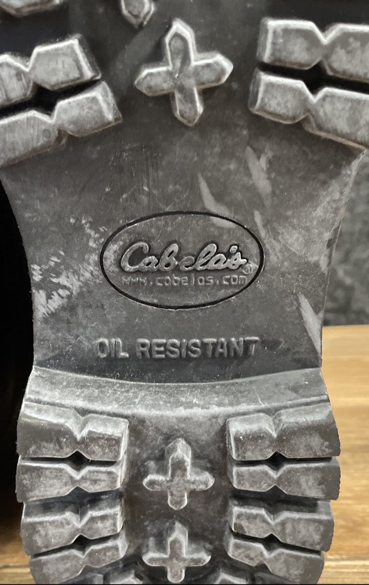 Cabela's Thinsulate Ultra Insulated Black Leather Work Hunting Boots Size 7D