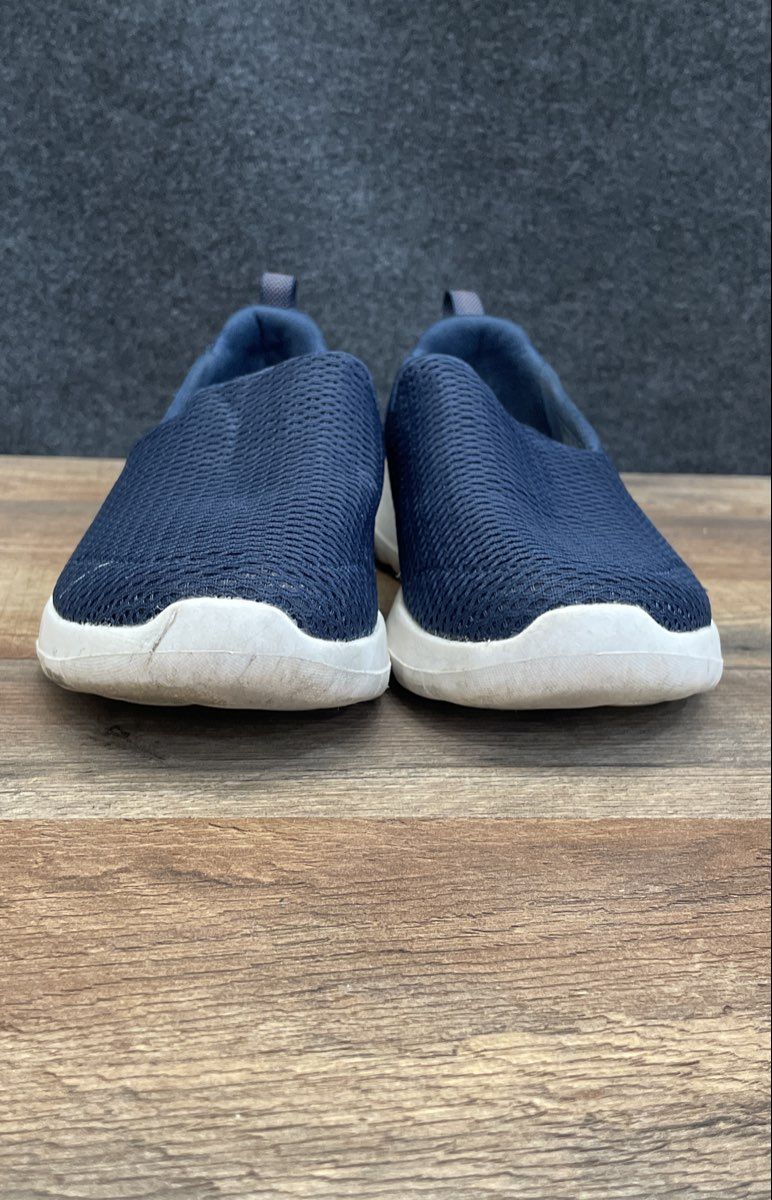 Skechers GOwalk 5GEN Navy Blue Mesh Slip-on Sneakers Women's Size 6