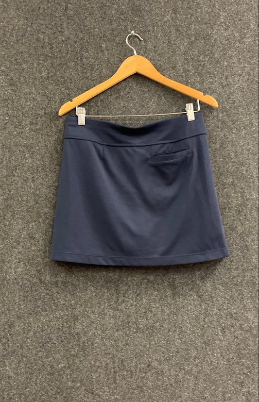 PGA Tour Women's Navy Blue Airflux Performance Stretch Golf Skirt Size M