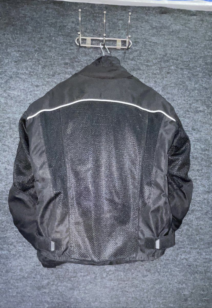 Power Trip Women's Black Mesh Motorcycle Jacket Armored NWT Size M