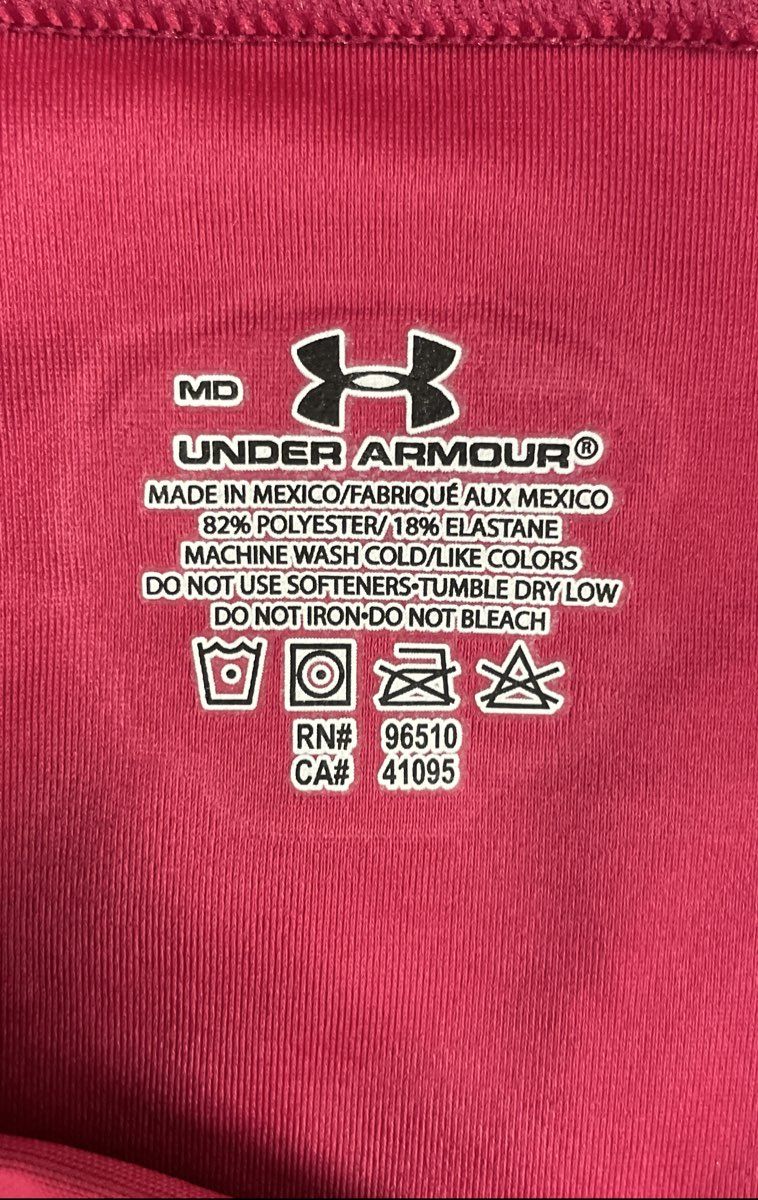 NWT Women's Size M Pink Under Armour Athletic Heat Gear Shirt