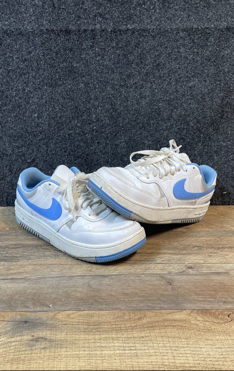 Nike Court Vision Alta White University Blue Women's Sneakers Size 8.5