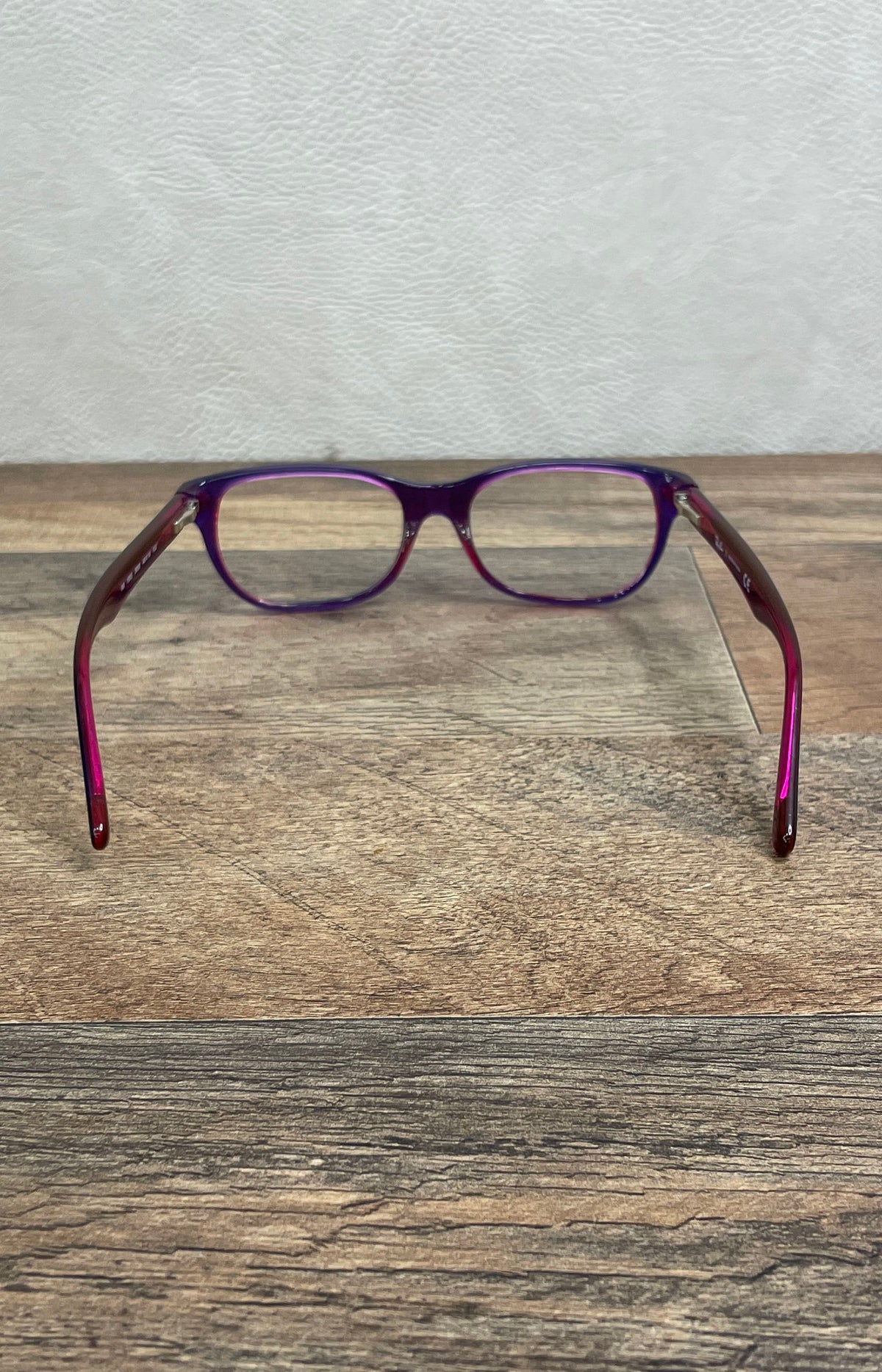 Ray-Ban Kids RB1555 3666 Eyeglasses Violet Purple Square Frames 48-16 130