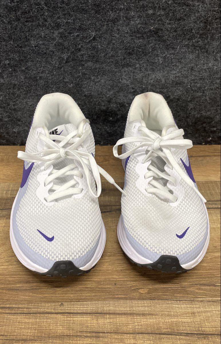 Nike Revolution 7 White Purple Women's Running Shoes Size 9