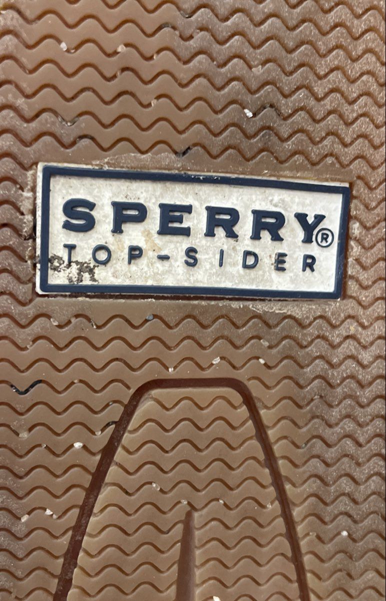 Sperry Top-Sider Bahama 2-Eye Grey Canvas Boat Shoe Sneakers Men's Size 12