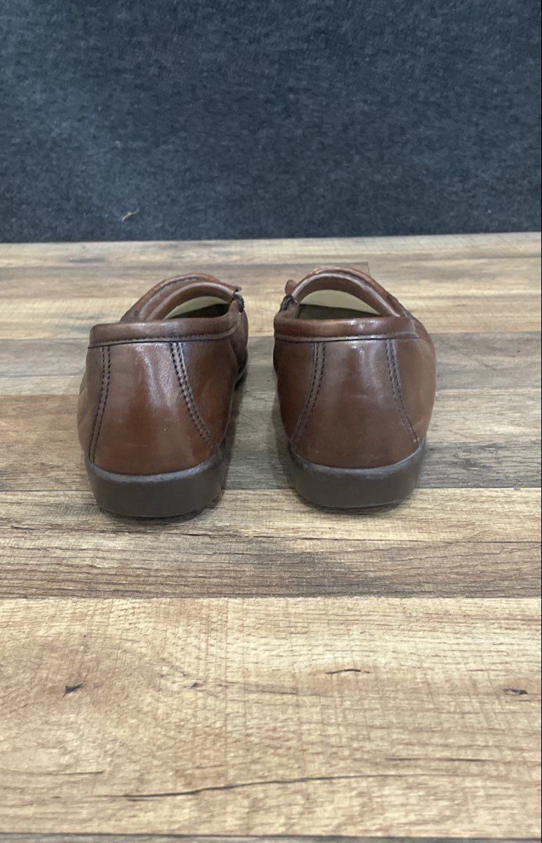 SAS Kismet Brown Leather Kiltie Tassel Loafers Moccasins Women's Size 8.5 M