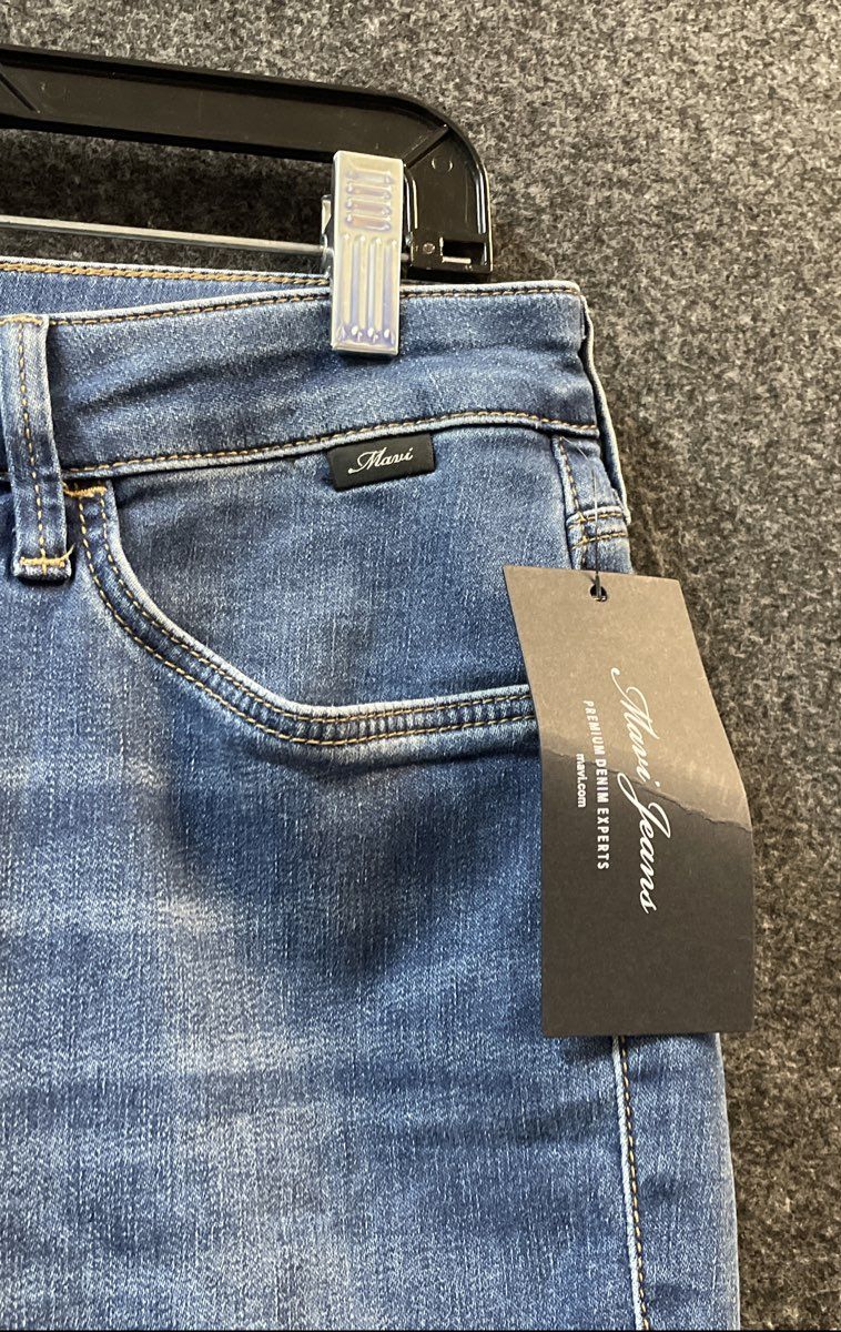 Mavi Women's Emma Slim Boyfriend Jeans Blue SuperSoft Stretch Sz 29x34 NWT