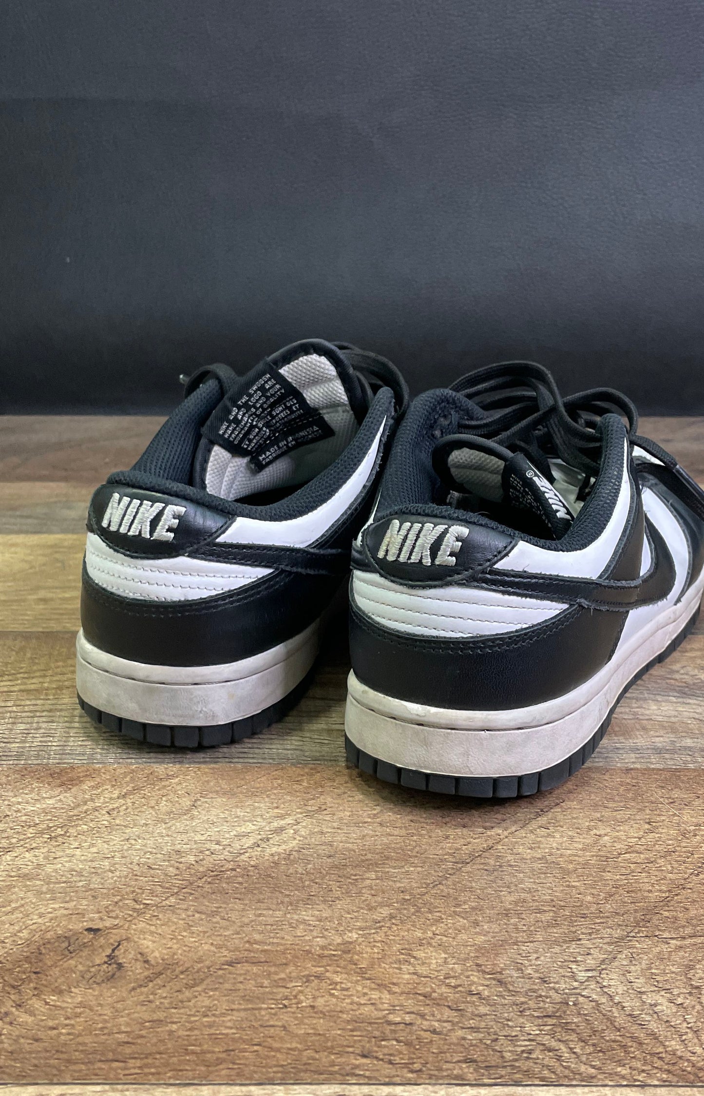 Nike Dunk Low Black White Panda Women's Sneakers Size 8