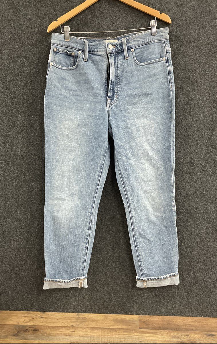 Madewell Women's The Perfect Vintage Jean Light Wash High Rise Denim Sz 30