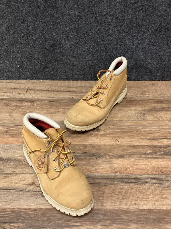 Timberland Nellie Chukka Double Waterproof Boot Wheat Leather Women's Size 10
