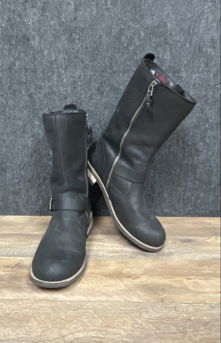 Kodiak Surrey II Black Waterproof Leather Mid-Calf Boots Women's Size 9.5
