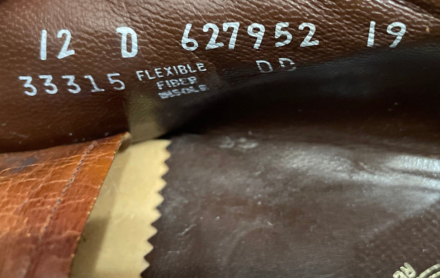 Florsheim 33315 Brown Leather Wingtip Oxford Brogue Dress Shoes Men's Size 12 D