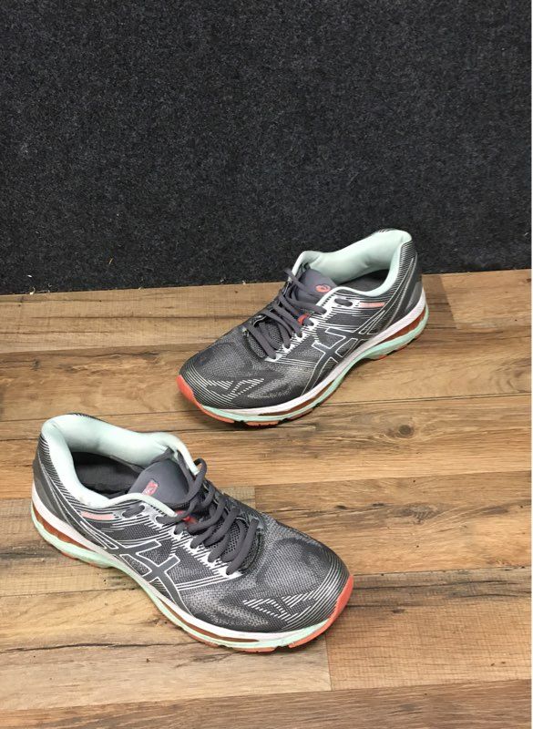 Asics Gel Nimbus 19 Carbon Flash Coral Women's Running Shoes Size 11
