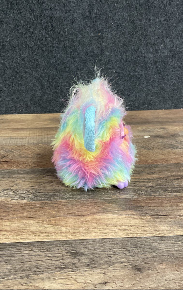 Hasbro Furby Rainbow Interactive Plush Toy 2023 Version Purple Feet