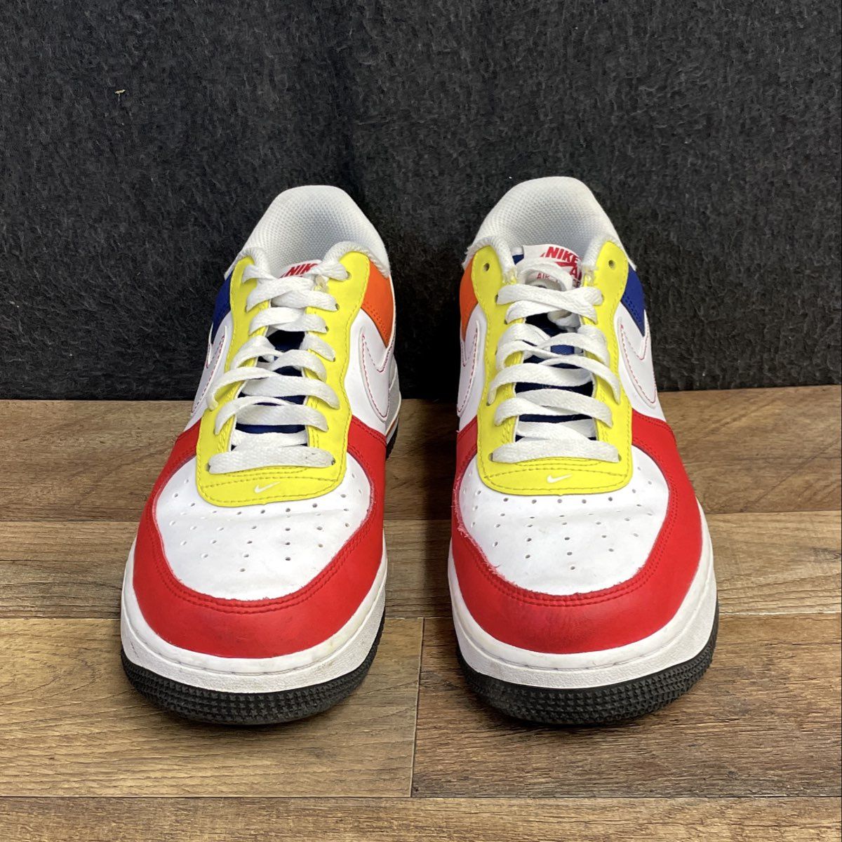 Nike Air Force 1 Low Multi-Color Rubik's Cube Men's Sneakers Size 9