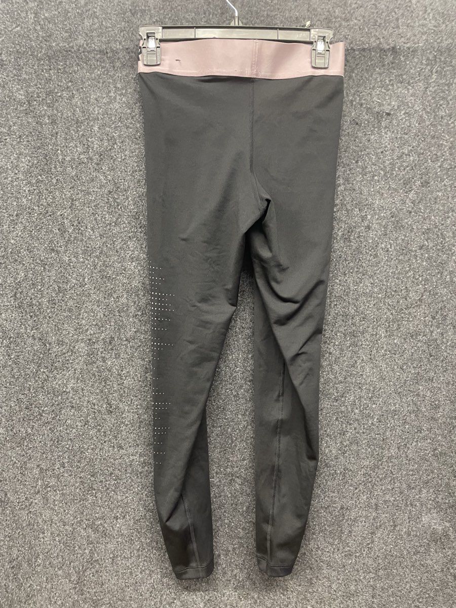Nike Pro Women's Dri Fit Graphic Training Leggings Black Mauve Size Medium