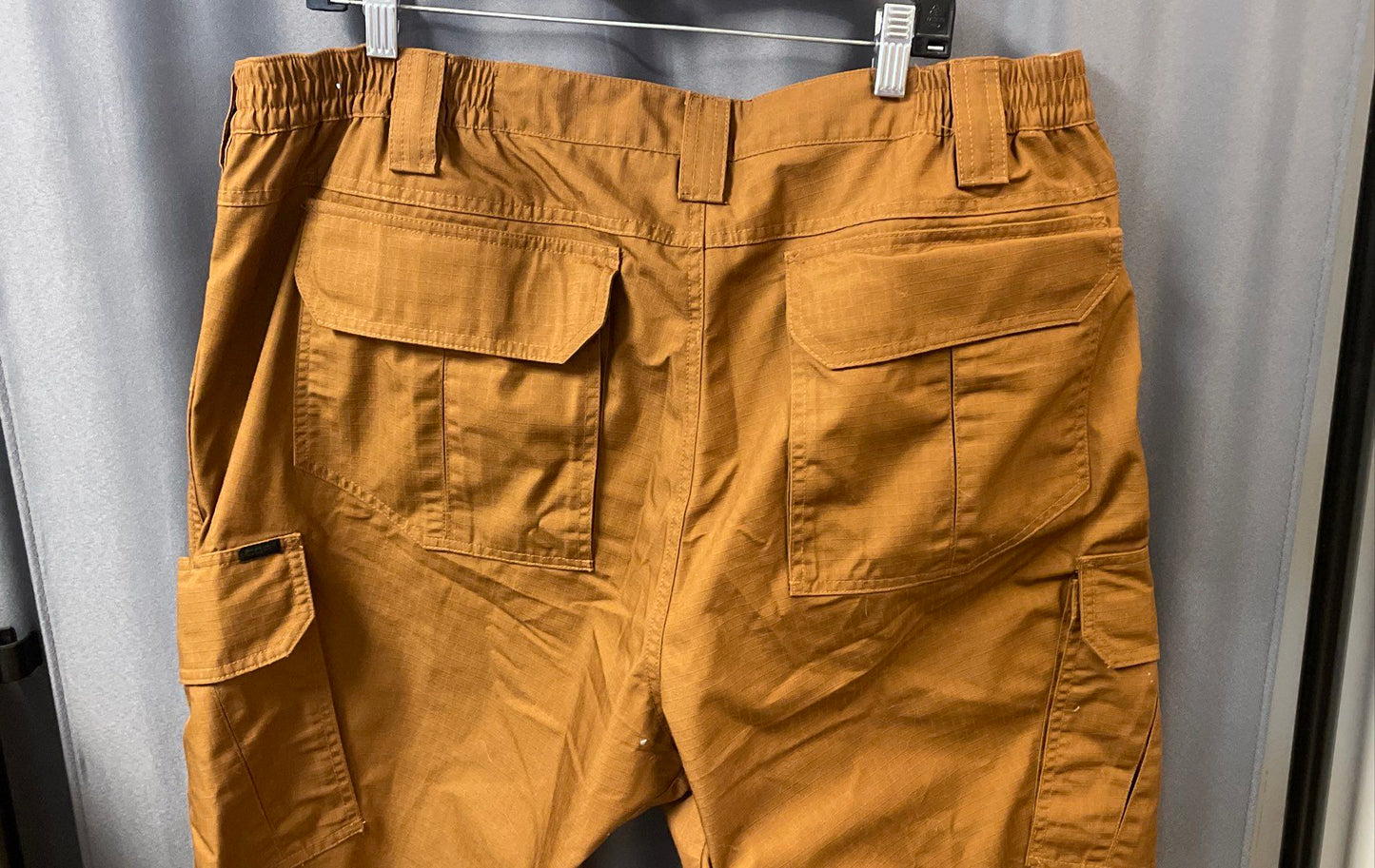 CQR Men's Tactical Tech Pants Copper Brown Ripstop Cargo Combat NWT Sz 42x32