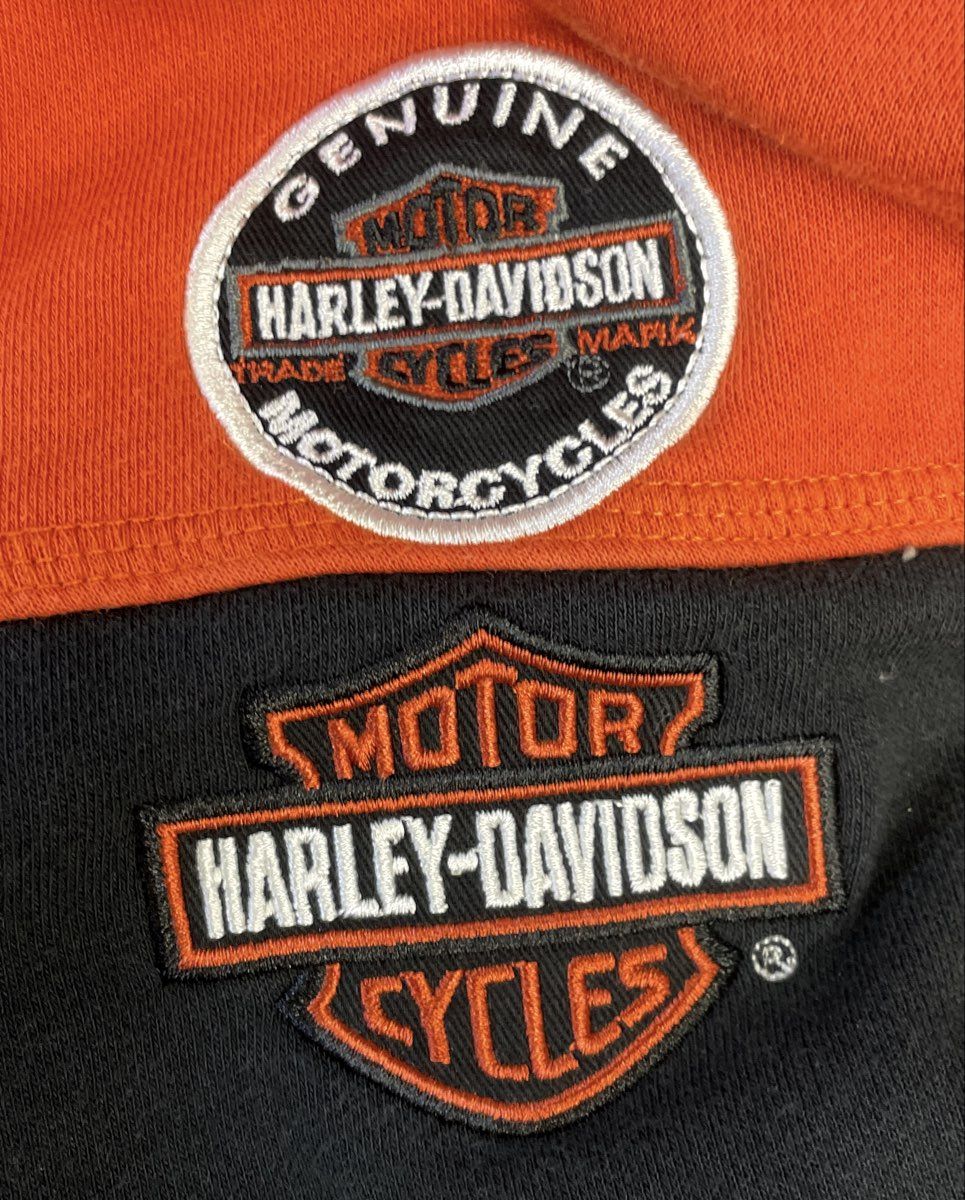 Harley-Davidson Genuine Motorclothes Embroidered Zip Hoodie Jacket Sz M
