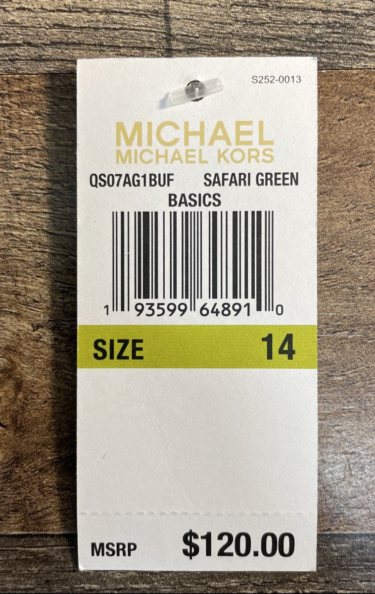 Michael Kors Women's Safari Green Cargo Pocket Utility Skirt NWT Sz 14