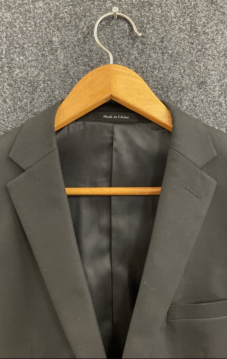 Calvin Klein Men's Black 2-Button Stretch Blazer Suit Jacket Sport Coat Sz 46L