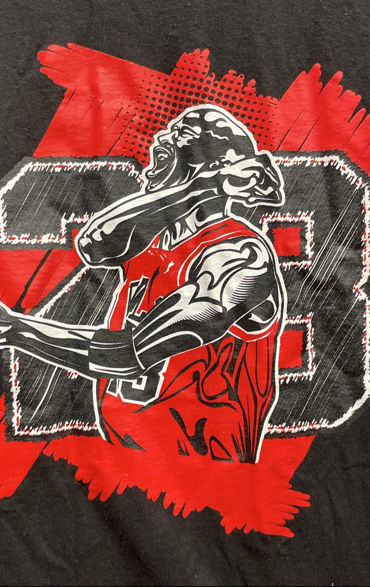 Michael Jordan Bulls Graphic T-Shirt Snelos Kicks & Sneakers Made USA Sz XL