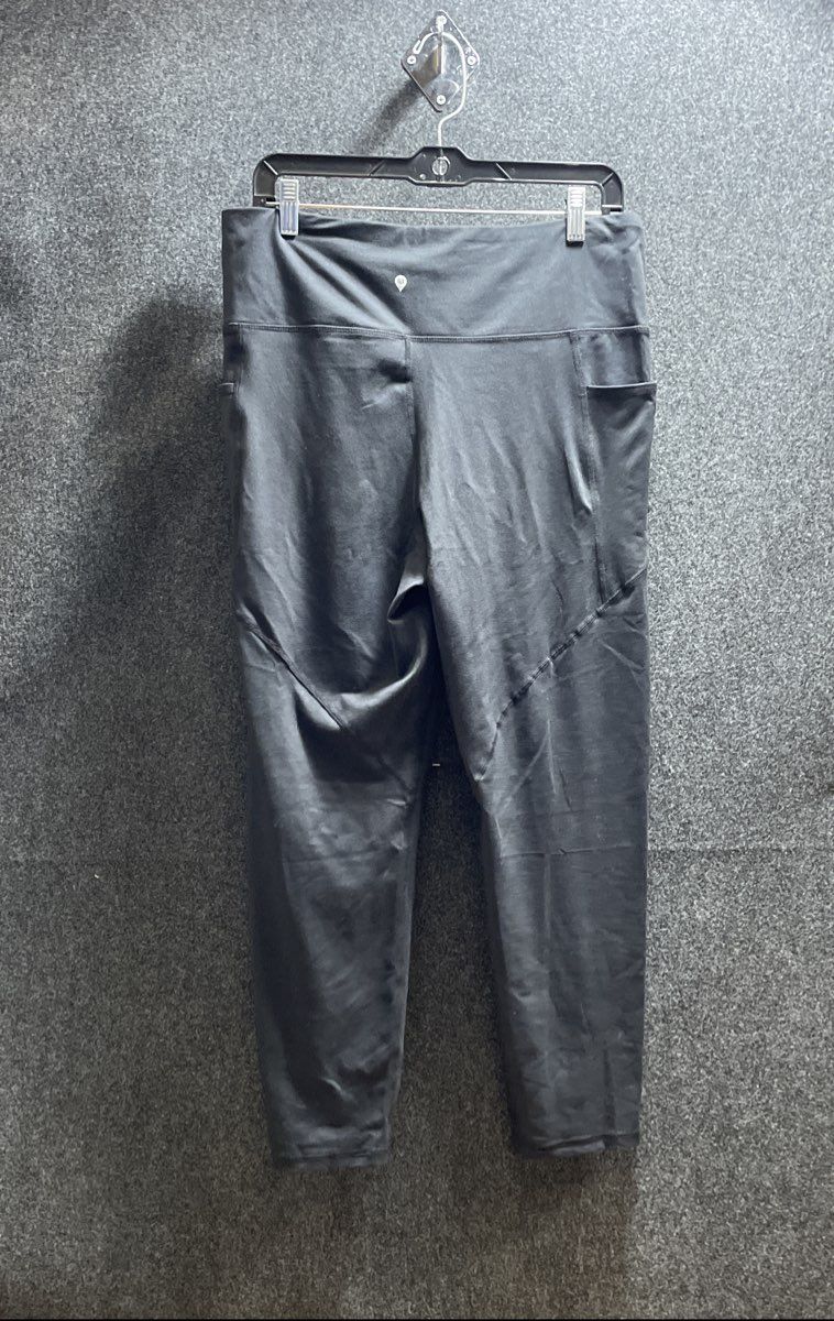 Muuv Women's Black 7/8 Ankle Length Active Leggings Side Pockets NWT Sz XXL