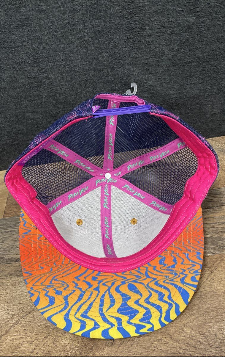 Nomadic Movement x Pura Vida Trucker Hat Snapback Cap Limited Festival Fashion