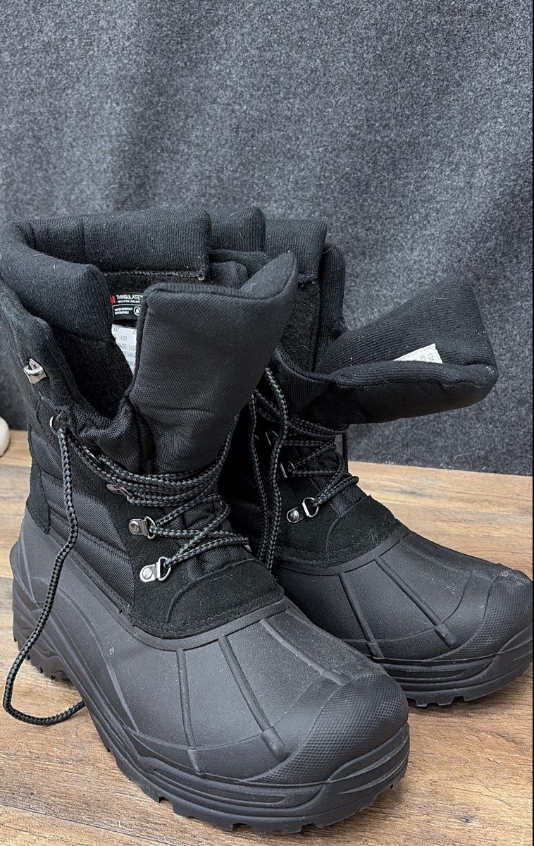 Weatherproof Badger Black Waterproof 3M Thinsulate Men's Winter Boots Size 13M
