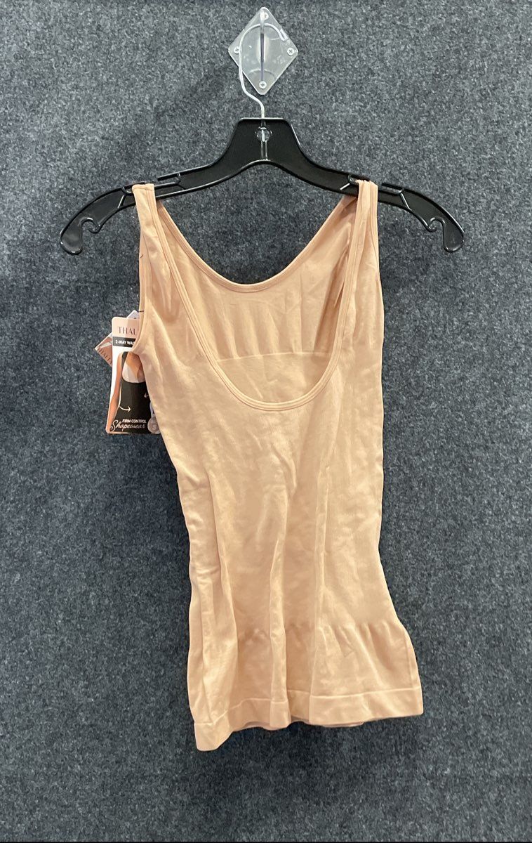 Thalia Sodi Women's Brown 2-Way Waist Control Tank Top Shapewear NWT Size S