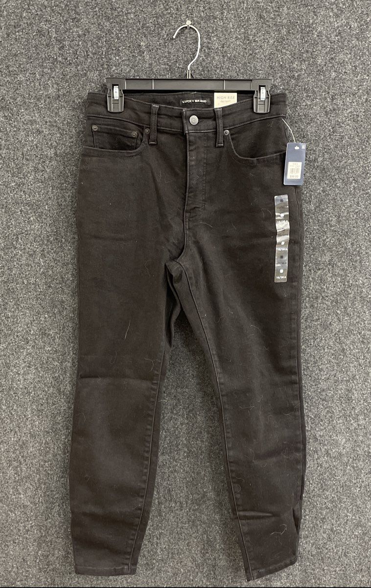 Lucky Brand Women's Black High Rise Skinny Curvy Jeans Size 10/30A NWT