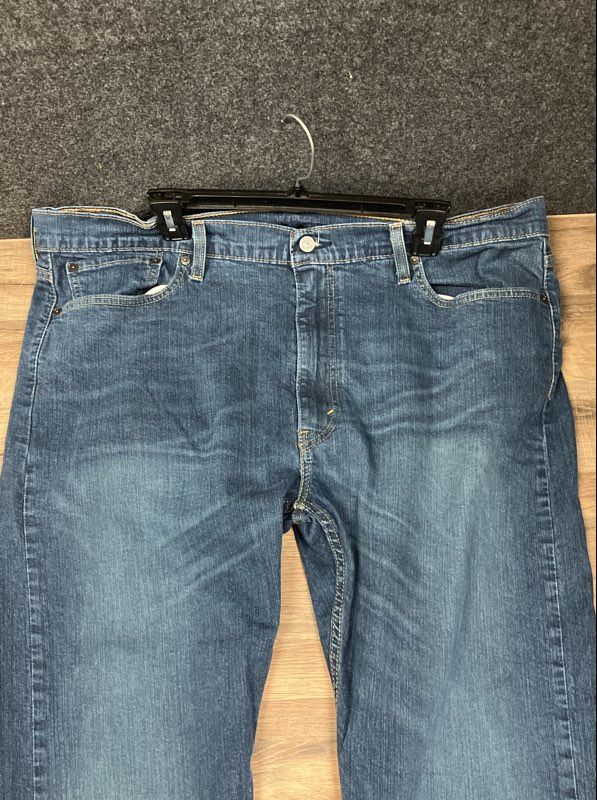 Levi's Men's 502 Regular Taper Fit Blue Denim Jeans Sz 44x29