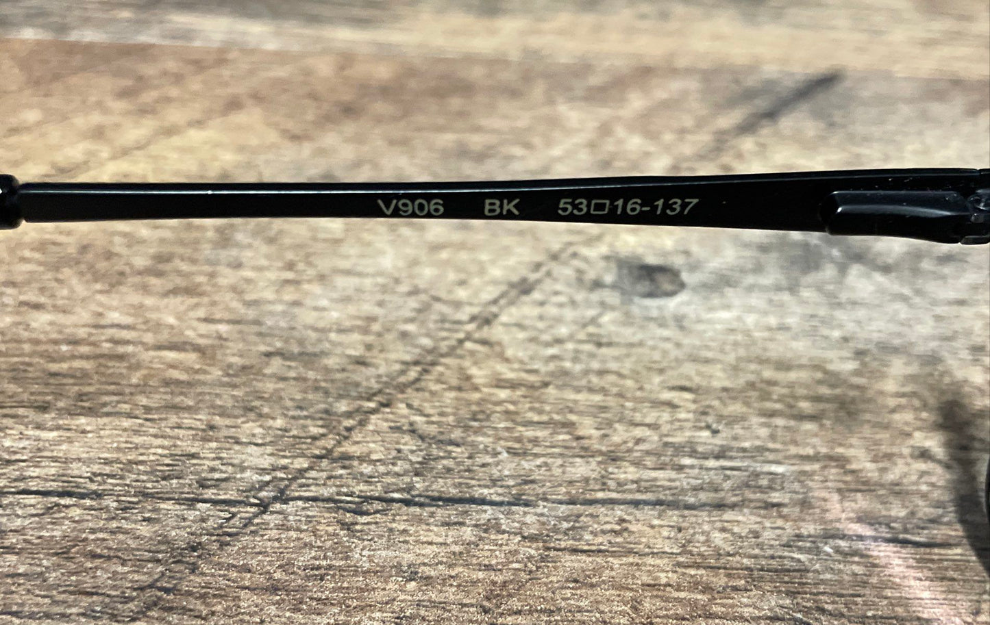 Vera Wang Women's Eyeglass Frames Black Rhinestone Accent V906 BK 53-16-137